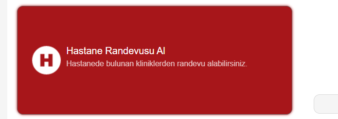 MHRS görüntülü muayene randevusu alma ekranı