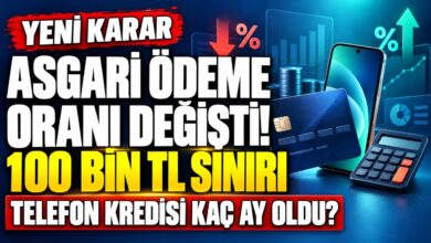 Kredi kartı asgari ödeme oranı değişikliği ve 100 bin TL sınırı