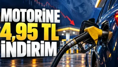 Motorine 4,95 TL indirim ve güncel akaryakıt fiyatları